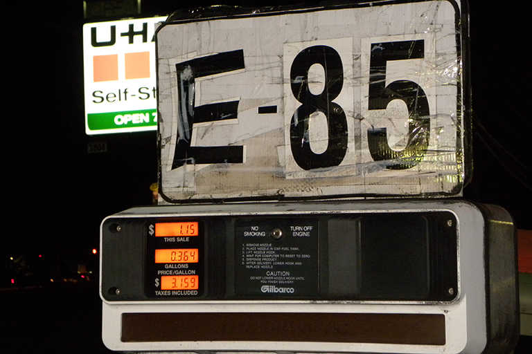 E85 gas pump.