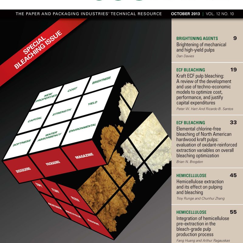 TAPPI Journal October 2013 cover.